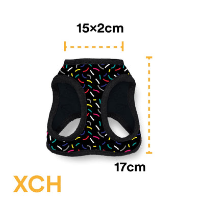 PECHERA CONFETTI NEGRO - JACK PET STYLE