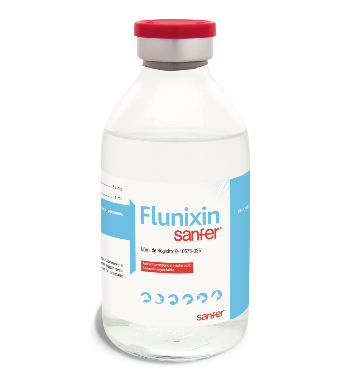 FLUNIXIN INY. 8.3% 250ML - SANFER