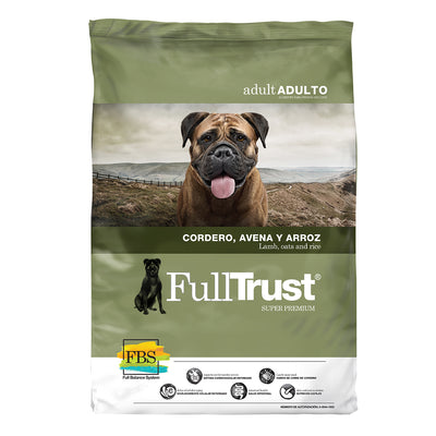 FullTrust Cordero, Avena y Arroz Alimento Seco para Perros