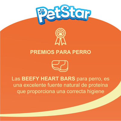 BEEFY HEART BARS 80 GRS - PETSTAR