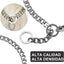 COLLAR DE ACERO APLANADO CON ARGOLLA - FH