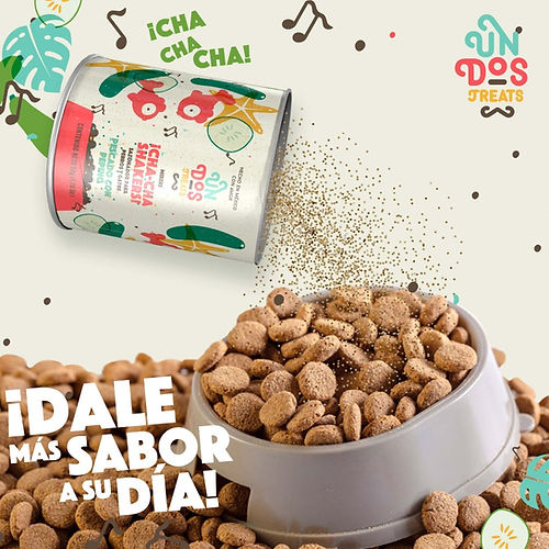 UN DOS TREATS - ¡CHA-CHA-SHAKERS PESCADO CON PEPINO 50GR