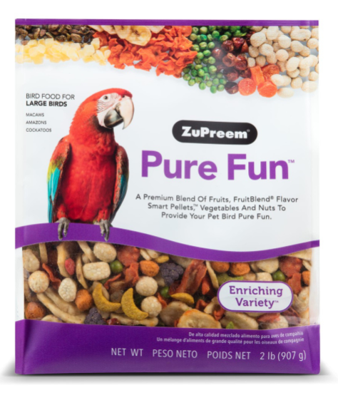 Alimento Pure Fun Grandes Loros