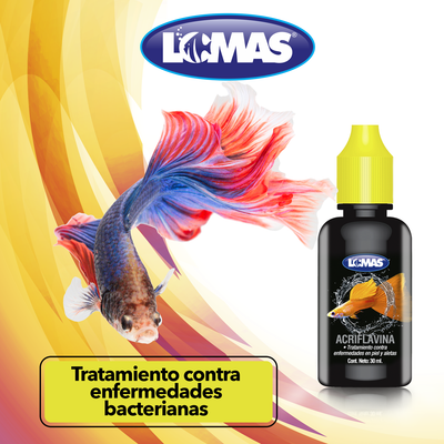 ACRIFLAVINA 30 ML PARA PECES