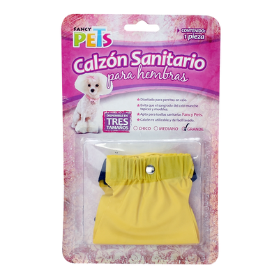 CALZÓN SANITARIO PARA HEMBRA FANCY PETS