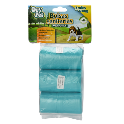 BOLSAS SANITARIAS EN ROLLOS DRY PET