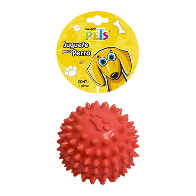 JUGUETE PELOTA DE CAUCHO SPINY FANCY PETS