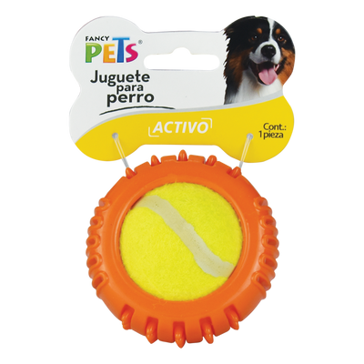 JUGUETE BOLA C/PELOTA DE TENIS FANCY PETS