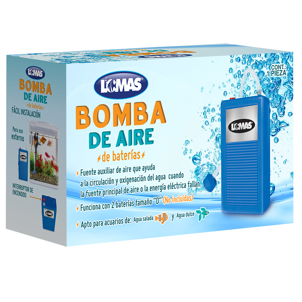 BOMBA DE AIRE DE PILAS LOMAS