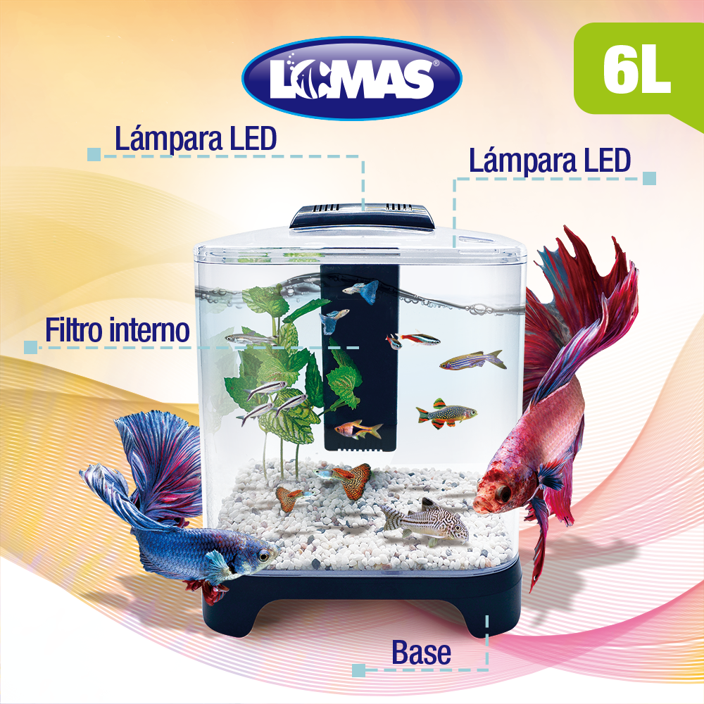 ACUARIO MINI 6 L LOMAS