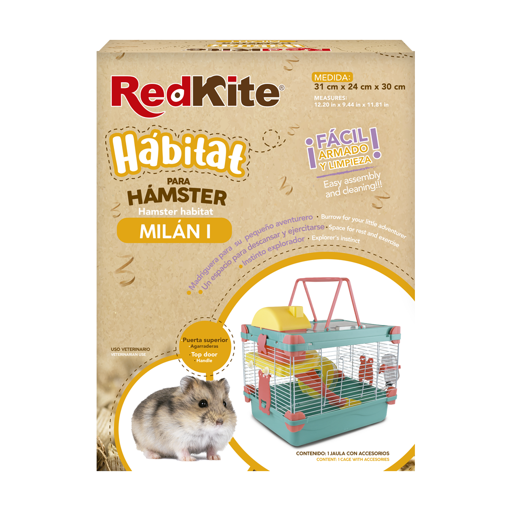 HABITAT MILAN P/HAMSTER REDKITE