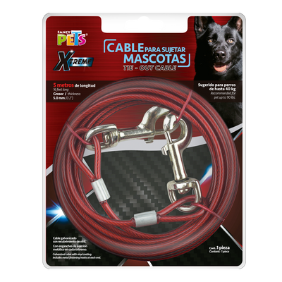 CABLE P/SUJETAR MASCOTAS 5 M FANCY PETS