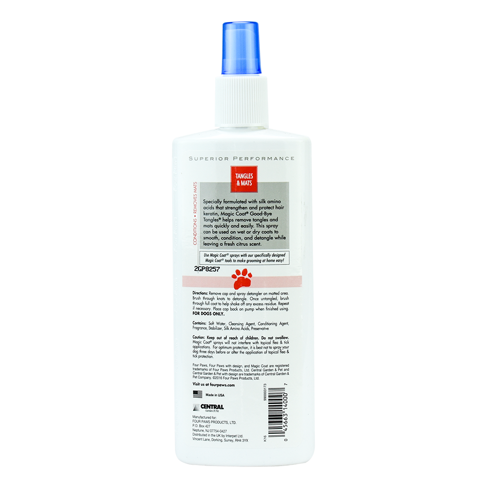 SPRAY DESENREDANTE GOOG-BY TANGLES 355 ML FOUR PAWS