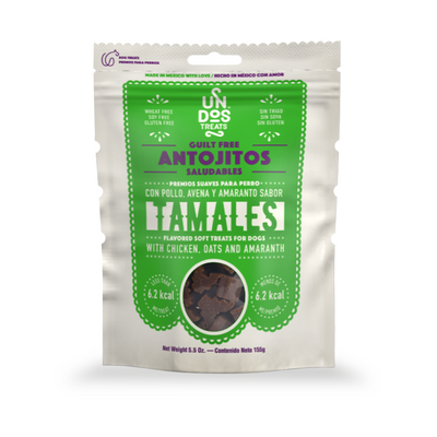 UN DOS TREATS - GUILT FREE ANTOJITOS SALUDABLES - TAMALES 5.5 OZ