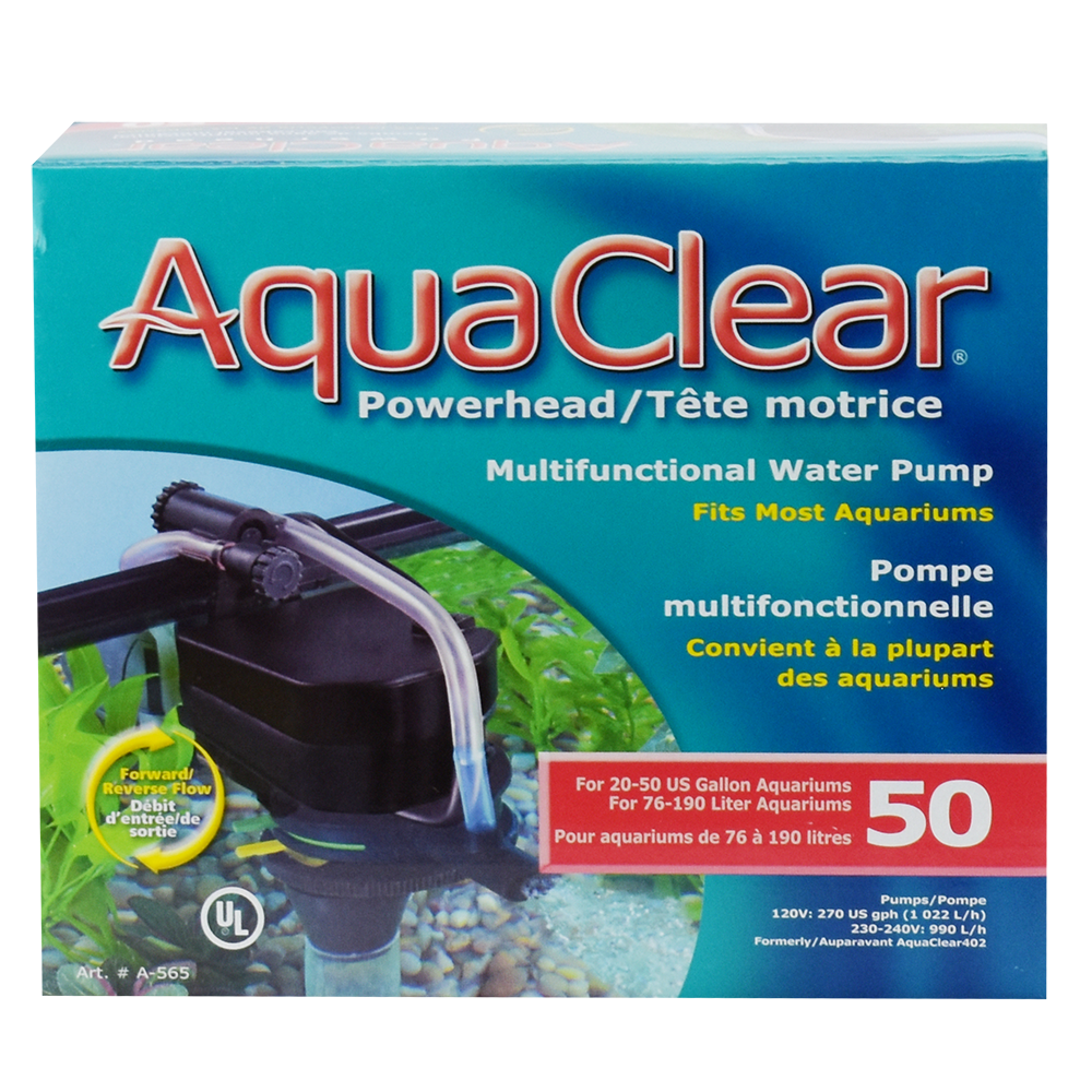 CABEZA DE PODER AQUACLEAR 402 50 GAL (189.2 L) HAGEN