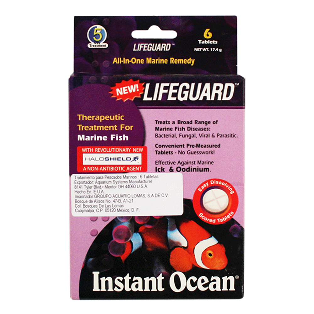 TRATAMIENTO P/PECES MARINOS INSTANT OCEAN