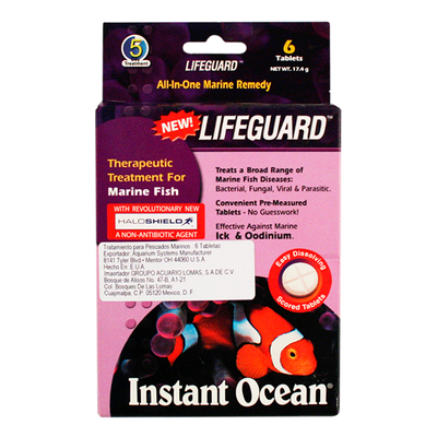 TRATAMIENTO P/PECES MARINOS INSTANT OCEAN