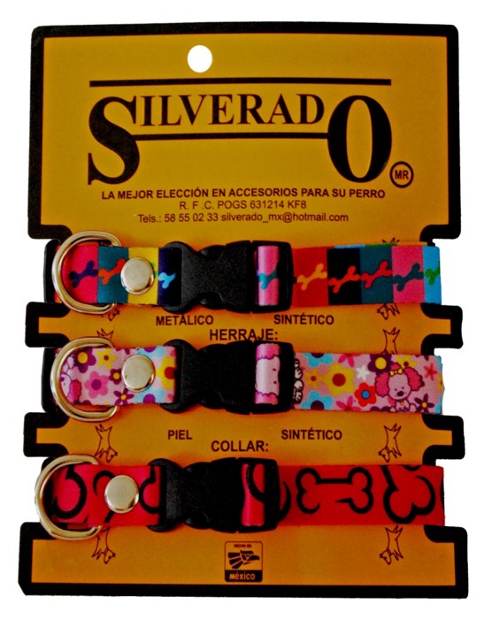 BLISTER P/PERRO 2 CM 3PZAS RANGO 25 A 47CM - SILVERADO