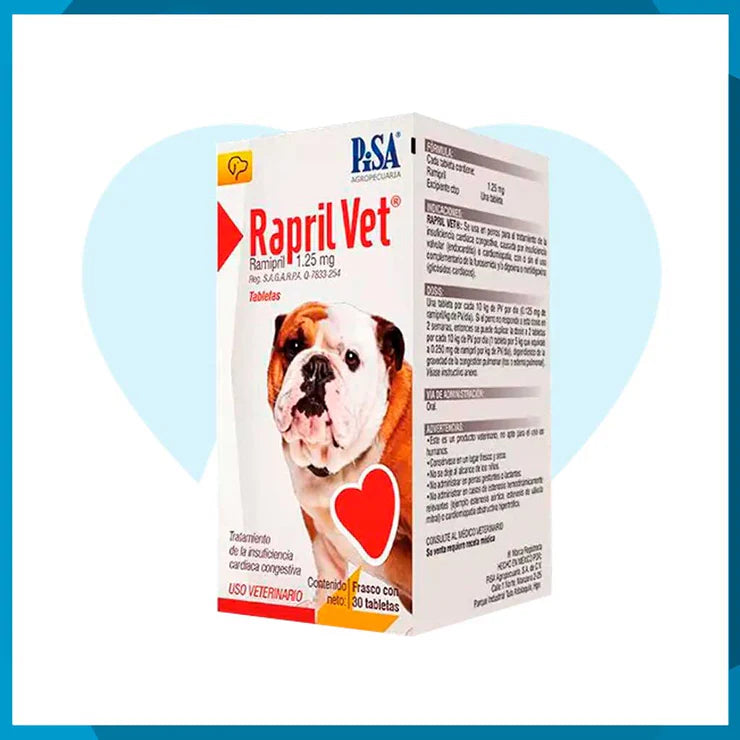 RAPRIL VET 1.25 MG 30 TAB PISA