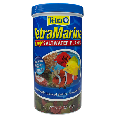 TETRAMARINE SALTWATER FLAKES 5.6 OZ (160 G)