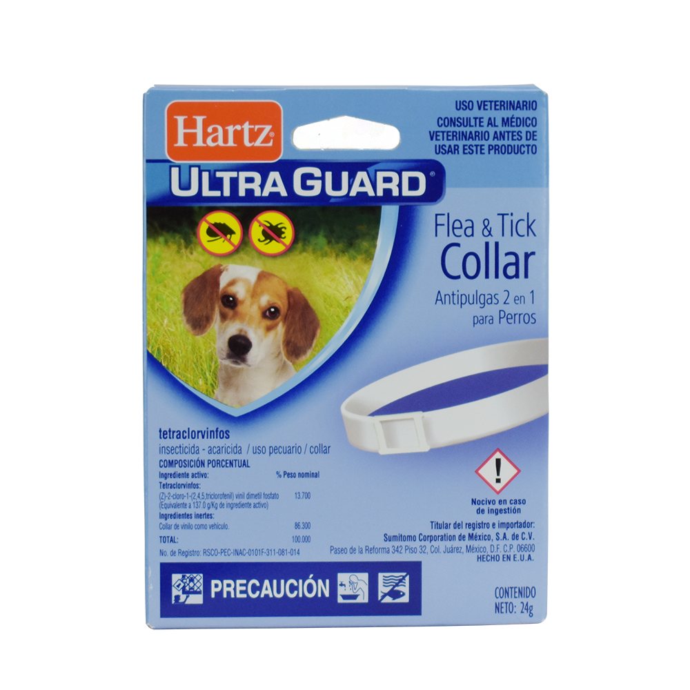 COLLAR ANTIPULGAS P/PERRO 2 EN 1 HARTZ