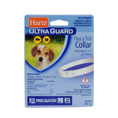 COLLAR ANTIPULGAS P/PERRO 2 EN 1 HARTZ