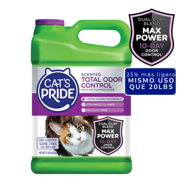 CAT'S PRIDE TOTAL ODOR CONTROL 15 LB