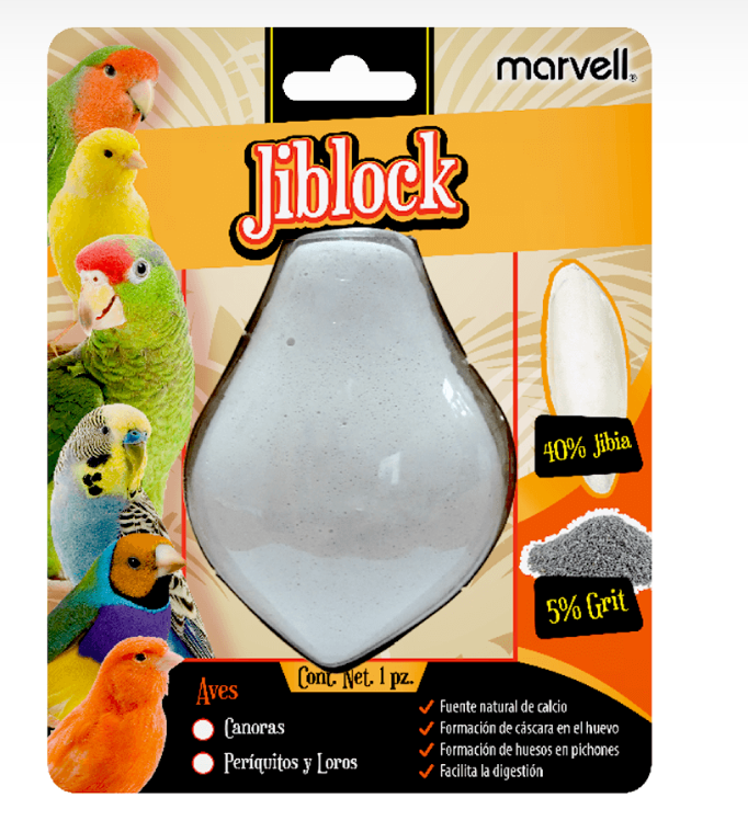 Jiblock periquitos y Loros 43 g Nuevo!!