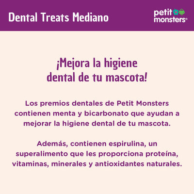 SUPER DENTAL TREATS RAZAS MEDIANAS 170GR - PETIT MONSTERS