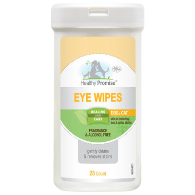 Four Paws Toallitas Healthy Promise ojos (elimina lágrimas y manchas en ojos) para perros y gatos