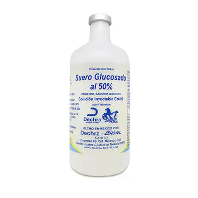 SUERO GLUCOSADO AL 50% 500 ML  BROVEL