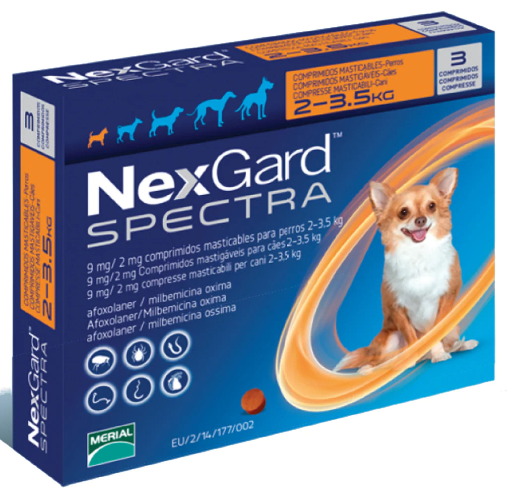 NEXGARD SPECTRA 3 TABLETAS - FRONTLINE