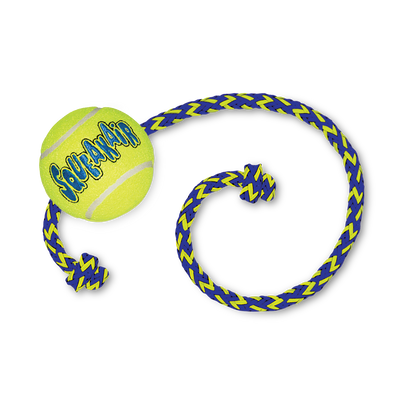 KONG Squeakair Ball W/Rope