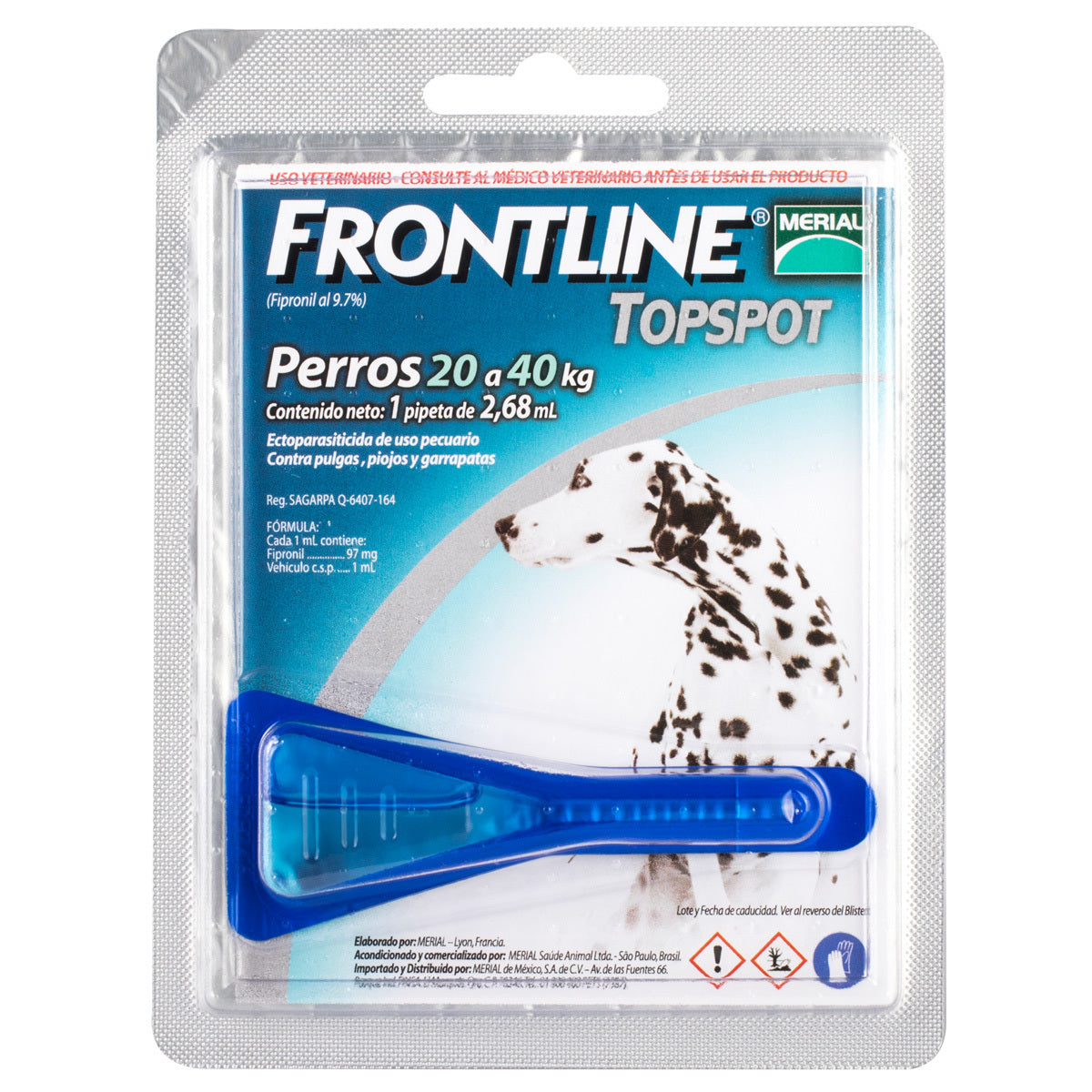 Frontline spot on top best sale