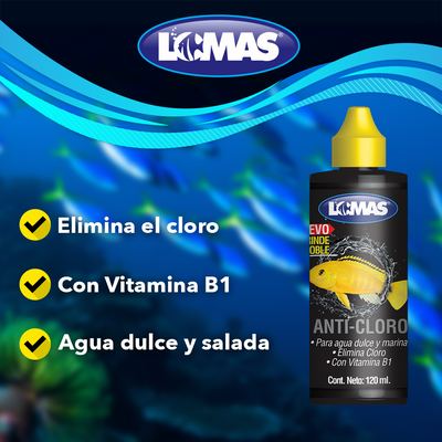 ANTICLORO CON VITAMINA B1 LOMAS