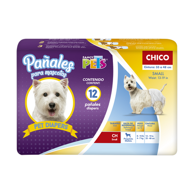 PAÑAL PARA PERRO FANCY PETS 12 PZ