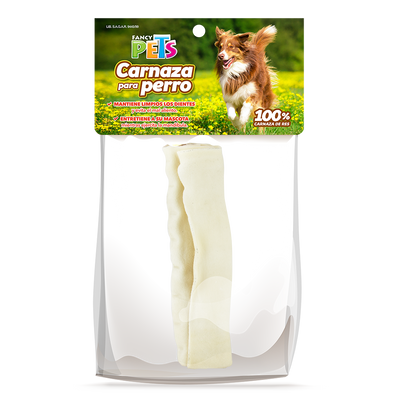 Fancy Pets Rollo de Carnaza Natural 7-8 IN