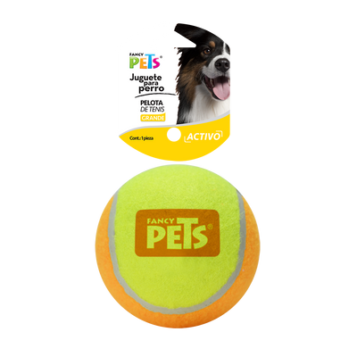 Fancy Pets Pelota de Tenis con Squeaker Bicolor GDE