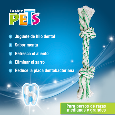 JUGUETE HUESO DENTAL SABOR MENTA