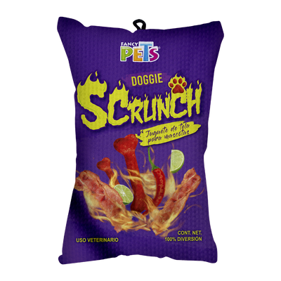 JUGUETE DE TELA DOGGIE SCRUNCH FANCY PETS