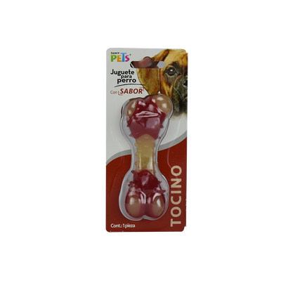 JUGUETE HUESO SABOR TOCINO FANCY PETS