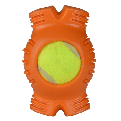 JUGUETE HUESO C/PELOTA DE TENIS FANCY PETS