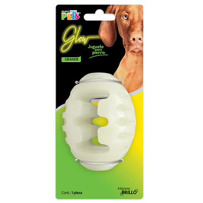 JUGUETE BALON DE RUGBY GLOW FANCY PETS