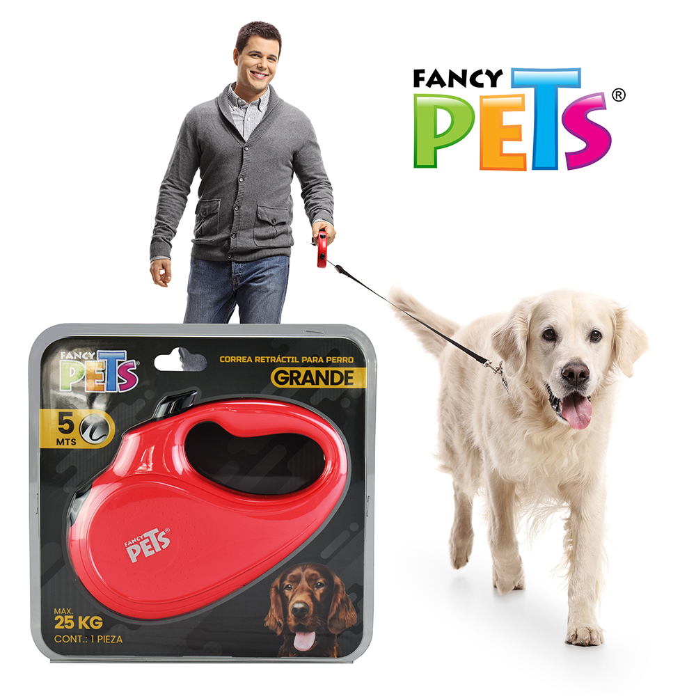 CORREA RETRACTIL FANCY PETS