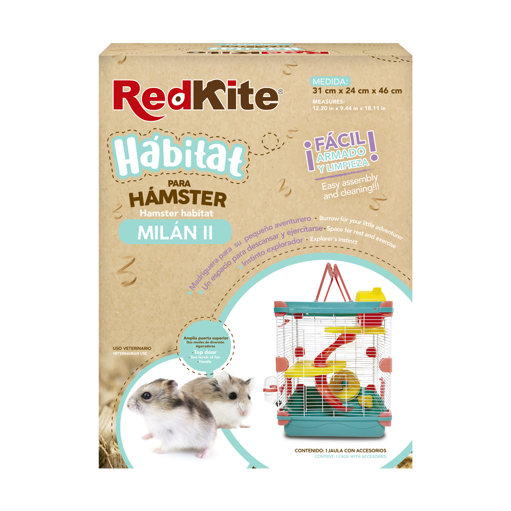 HABITAT MILAN P/HAMSTER REDKITE