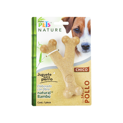 JUGUETE HUESO TRIPLE DE BAMBU NATURE FANCY PETS