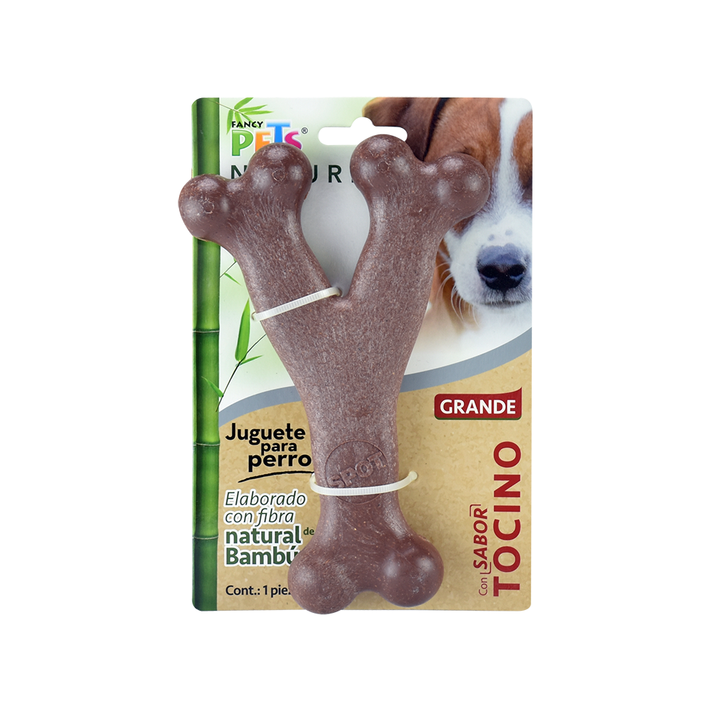 JUGUETE HUESO TRIPLE DE BAMBU NATURE FANCY PETS