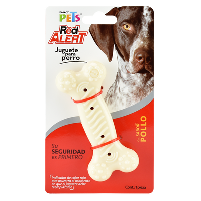 JUGUETE HUESO SABOR POLLO RED ALERT FANCY PETS