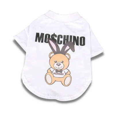 Paw Pets- Playera Moschino blanco