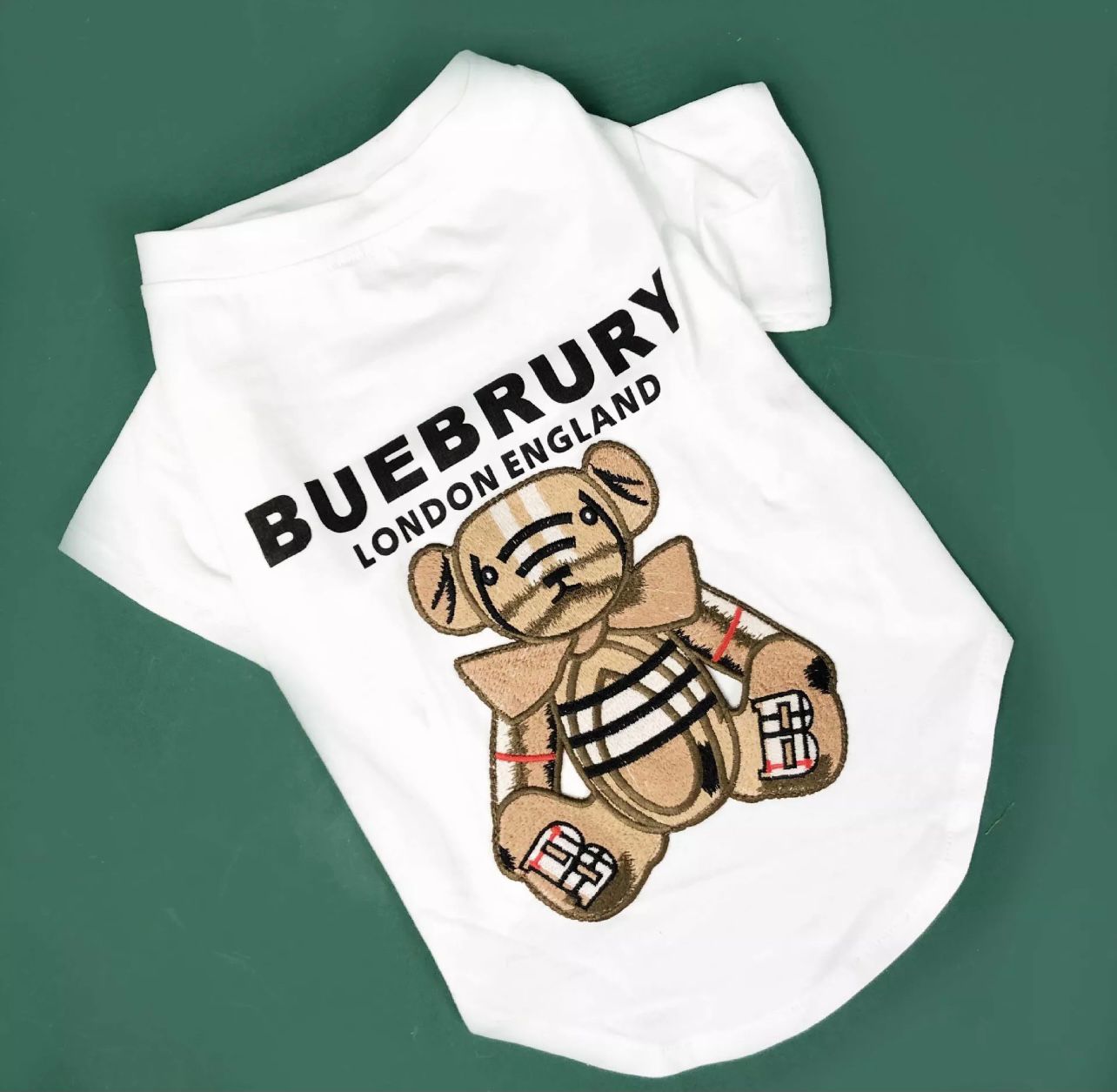 Playera Burberry blanco Franz Haus